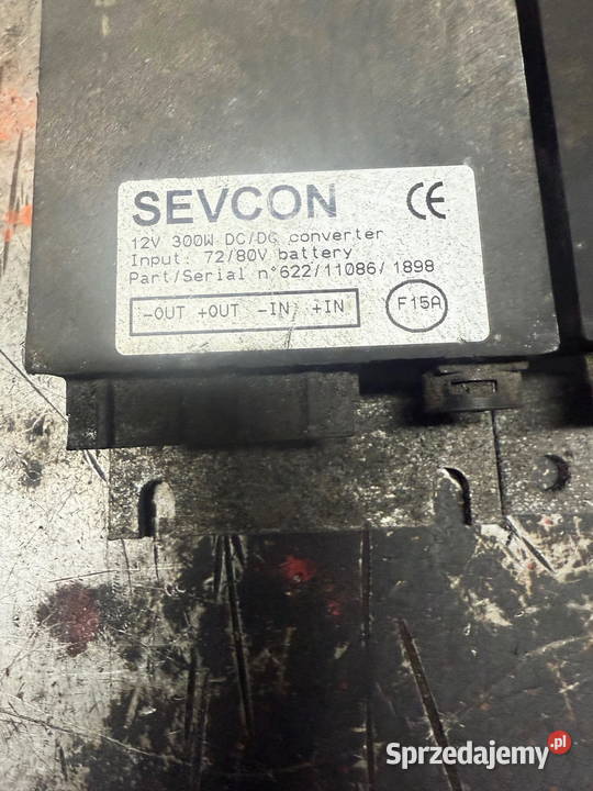 Przetwornica DCDC SEVCON 300W wejście 7280V DC Działoszyn