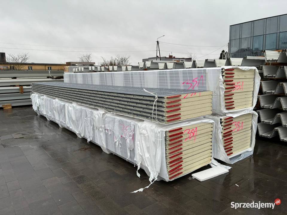 Płyty warstwowe ścienne gr 40mm80mm I GATUNEK