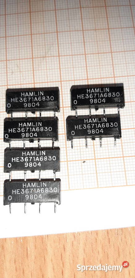 Przekaźnik kontaktowy HAMLIN HE3671A 6830 6 A47 Czechowice-Dziedzice