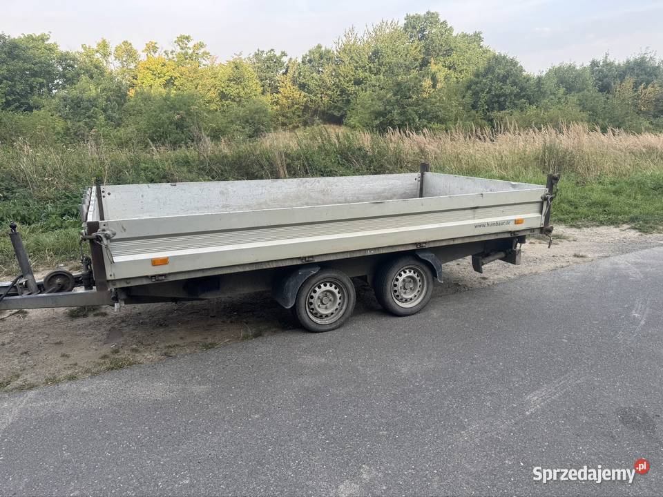 Sprzdam Humbaur Przyczepke z kiprem 3 stronnym Kłodzko