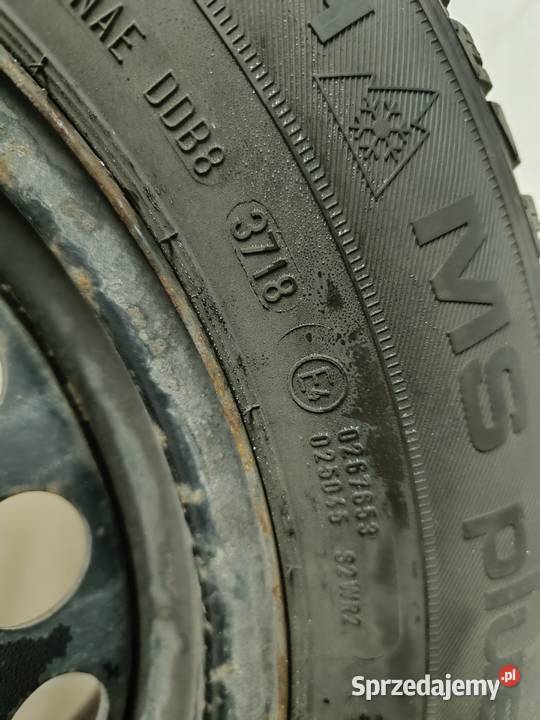Zestaw kół 4 koła 19565 R15 5x112stalowe opony