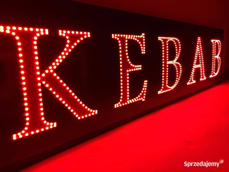 REKLAMA diodowa KEBAB 71 x 31 zewnętrzna 230V mazowieckie Pomiechówek
