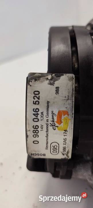 PORSCHE BOXSTER 986 ALTERNATOR 0986046520