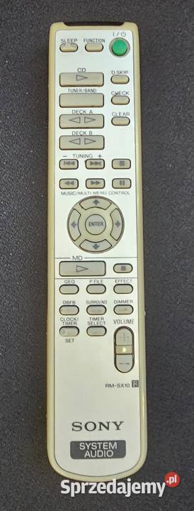Pilot Sony audio RMSX10 oryginalny wysyłka Kraków sprzedam