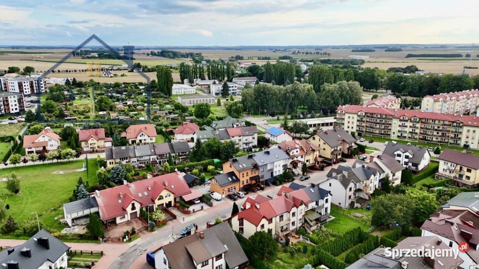 Segment skrajny z garażem i ogrodem Lubawa sprzedam