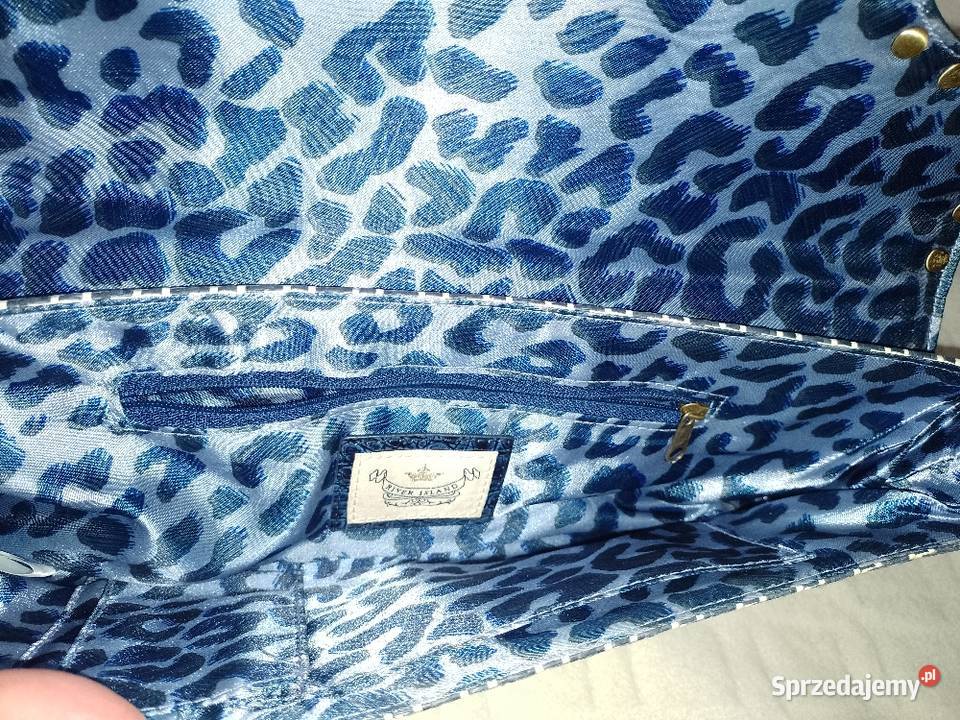 RIVER ISLAND Bogato zdobiona torebka kopertówka Kraków