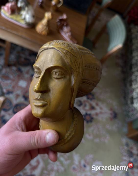 Głowa Wawelska vintage PRL retro figurka Jedlicze