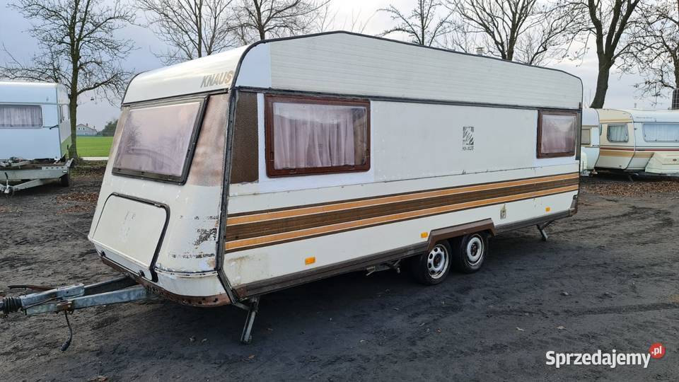 Przyczepa Kempingowa 6m KEMPINGOWE Camping Raty Piotrków Kujawski