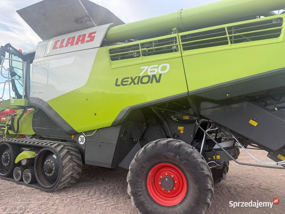 Kombajn zbożowy Claas Lexion 760TT heder V1050 dolnośląskie Nowa Ruda sprzedam