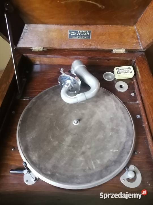 Stary gramofon słupkowy z lat 20 tych Sprawny Kraków