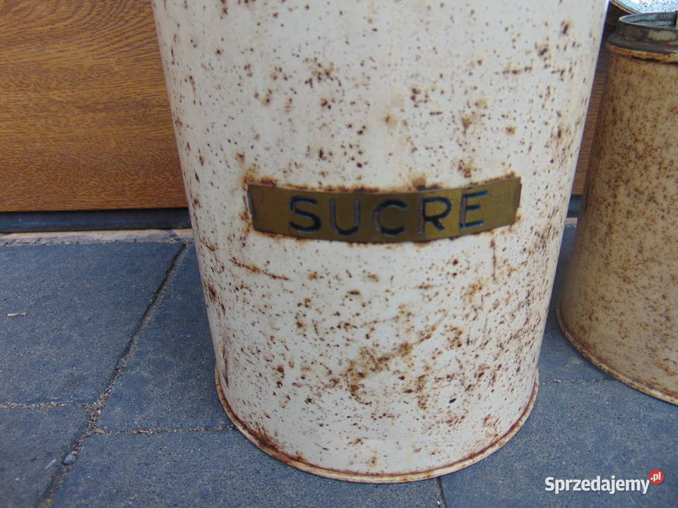 STARA PUSZKA METALOWA CUKIER CHICORE OPAKOWANIE Korfantów