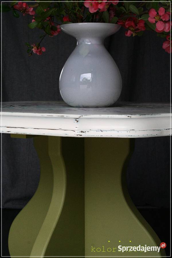 STOLIK kawowy ręcznie odnawiany