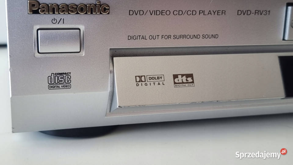 Panasonic CD DVD odtwarzacz DVDRV31 rv 31 Elektronika wielkopolskie Międzychód
