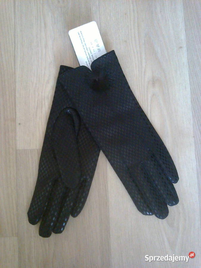 czarne rękawiczki damskie Olkusz