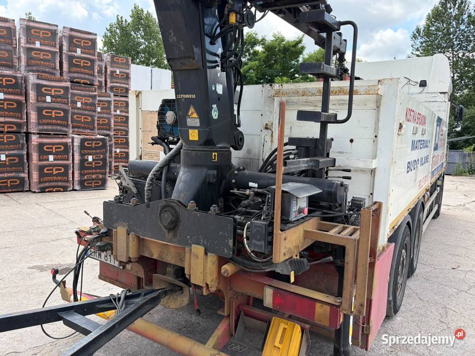 DAF XF 105460 HDS HIAB 166 skrzynia burtowa ład 11200kg Rawa Mazowiecka