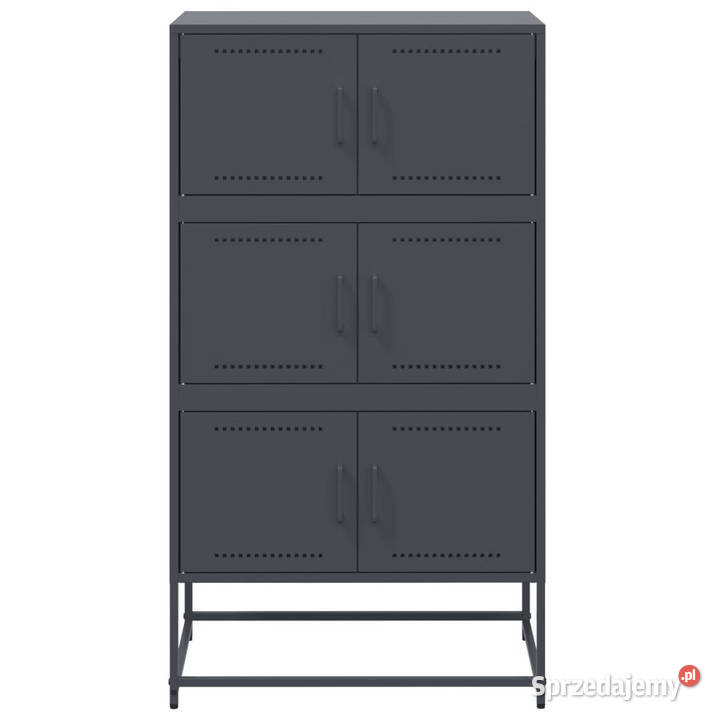 Szafka antracytowa 685x385x1235 stal WM846490