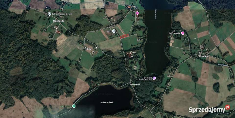 Działki Jezioraka idealne miejsce na dom Duba