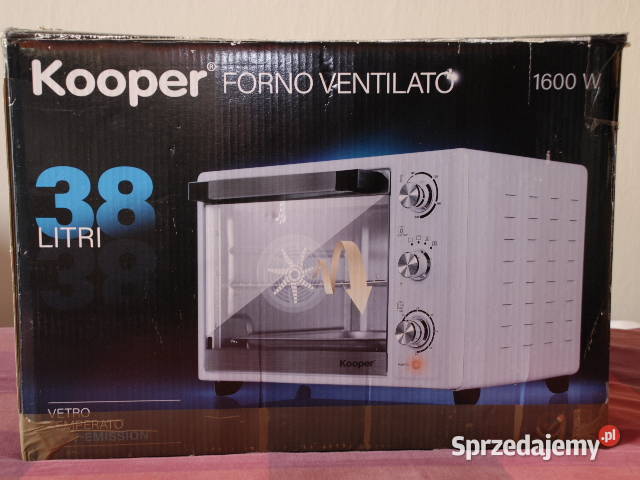 Piekarnik przenośny Kooper Forno Ventilato 1600 wolnostojące podkarpackie sprzedam