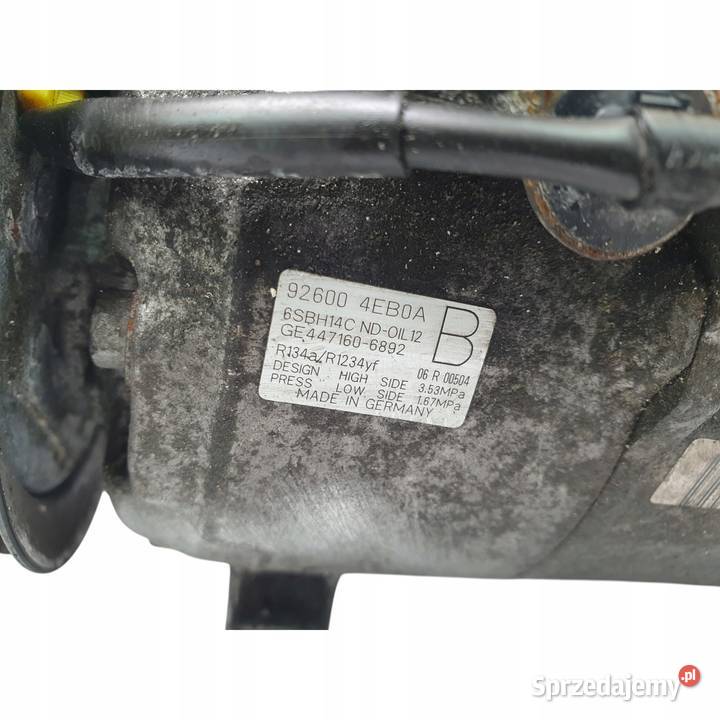 SPRĘŻARKA KLIMATYZACJI Nissan Qashqai 12 DIGT lubelskie Chełm
