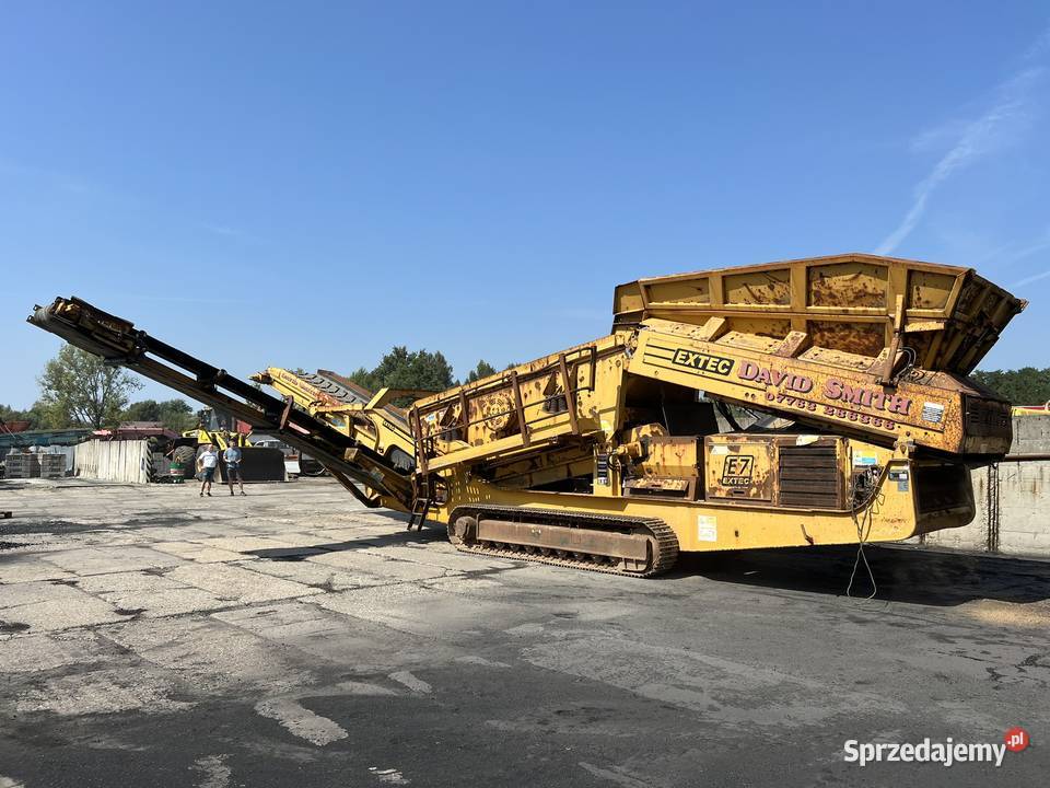 Przesiewacz Extec E7 Sandvik QE340 małopolskie Zator sprzedam