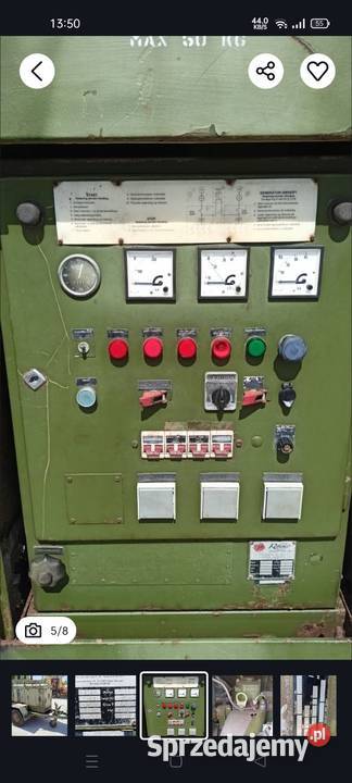 Agregat prądotwórczy wojskowy mobilny 35kW Deutz Lubawa