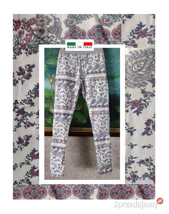 Made in Italy spodnie legginsy dresy azteckie