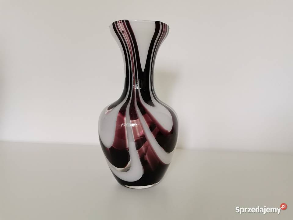 Stary kolorowy wazon design PRL Katowice