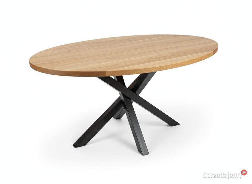 Unikalny stolik kawowy blat dębowy ręcznie mazowieckie Mińsk Mazowiecki