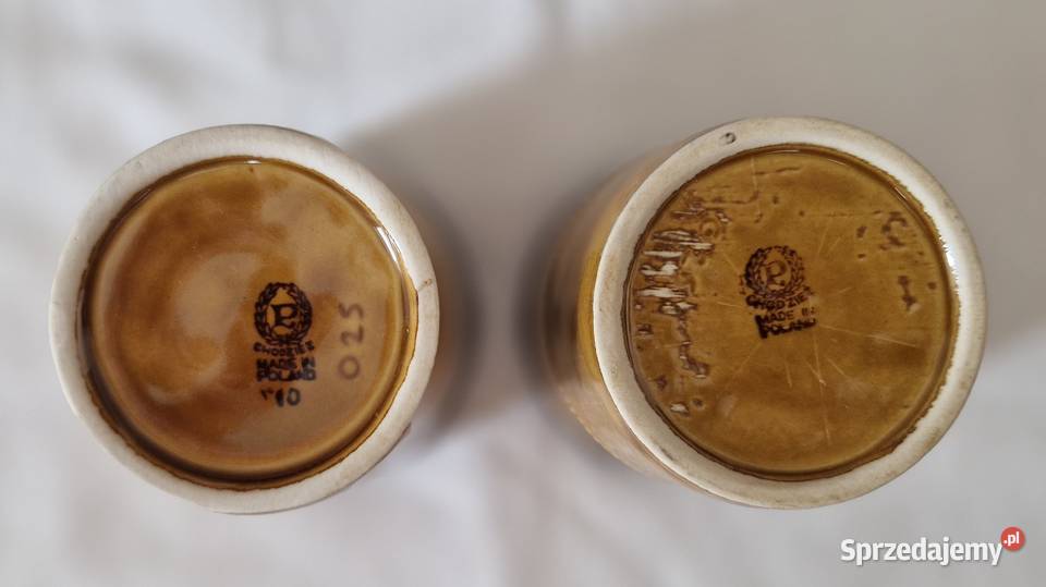 Porcelitowy kubek bez ucha 2 Chodzież vintage