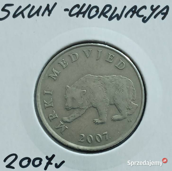 5 Kuna Chorwacja 2007 r Konin