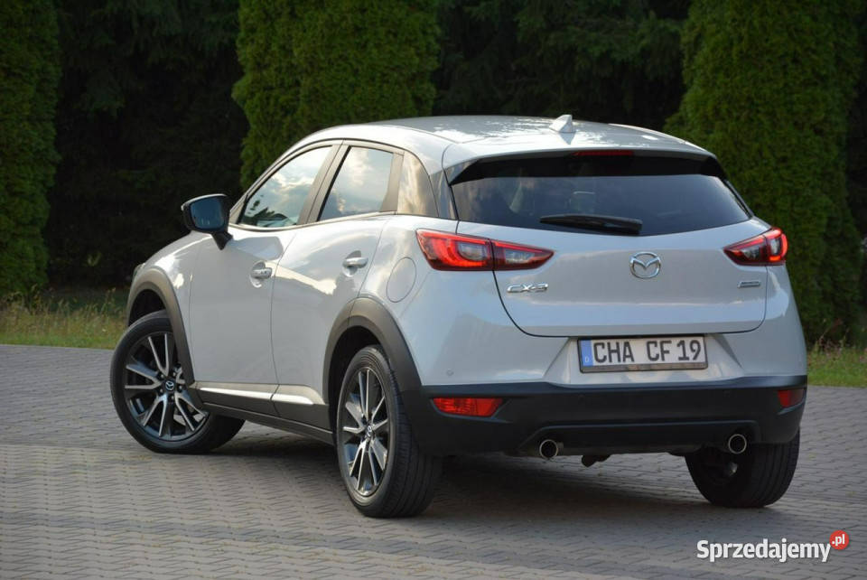 Mazda CX3 Biała Perła Skóry Navi Kamera Head Up CX-3 Ostrów Mazowiecka