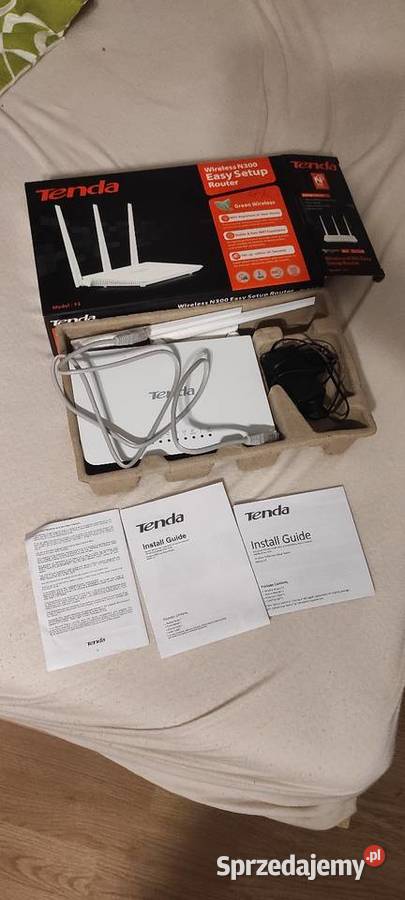 Router tenda WiFi f3 Internet i komunikacja Pilzno
