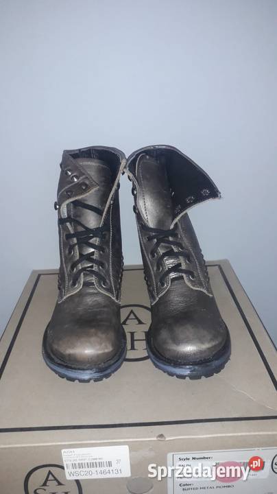 Złote botki damskie Ash 37 Kozaki sprzedam