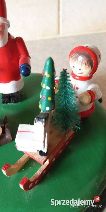 vintage świąteczna pozytywka Nowy Targ