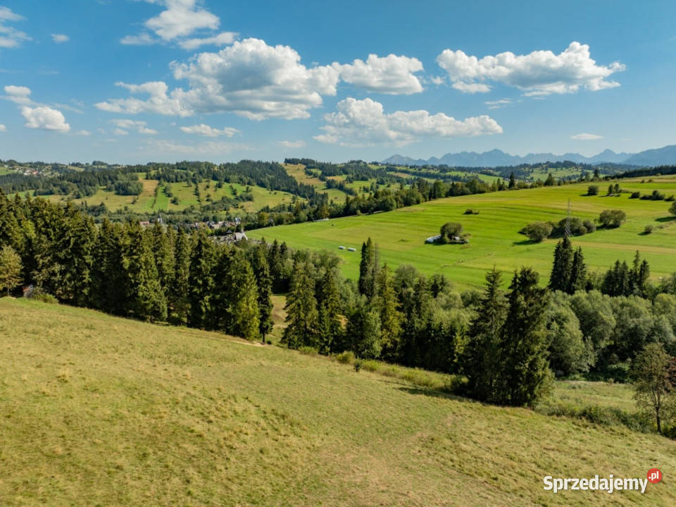Działka rolna z widokiem na Tatry Biały Dunajec