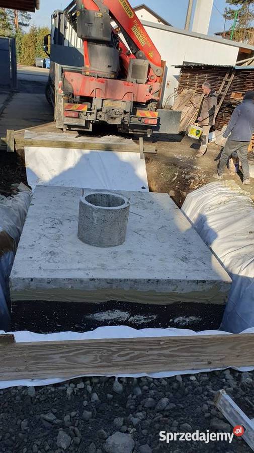 Szambo zbiornik betonowy zbiornik na deszczówkę