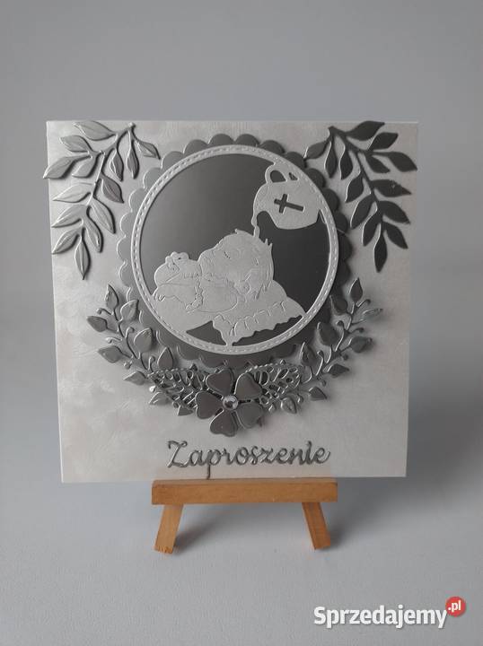 ZAPROSZENIA CHRZEST ŚWIĘTY DZIECKO NA PODUSZCE W Poznań