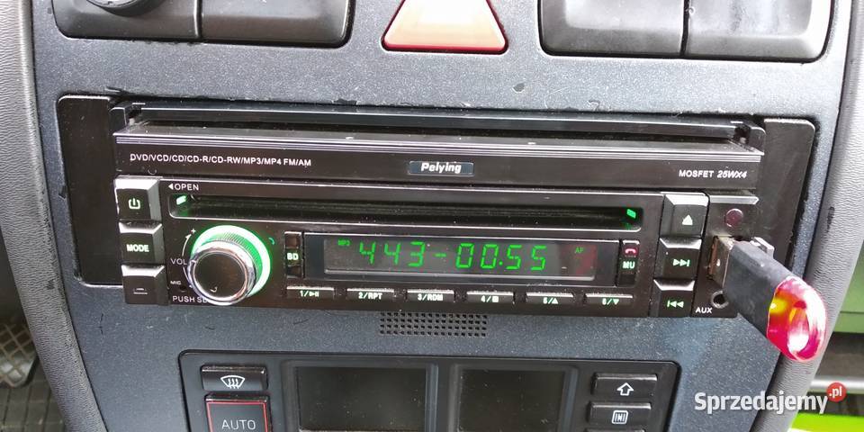 Radio 1 din wysuwane 7cali Peiying USB,AUX,BT,CD Zamość
