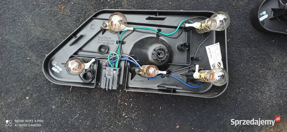 bmw z3 wkłady lamp tył komplet