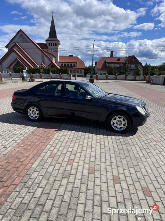 Mercedes E class 2002 21 diesel 150 manual przeb aluminiowe felgi