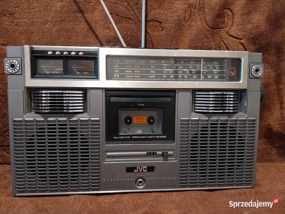 Radiomagnetofon boombox JVC śliczny lubelskie