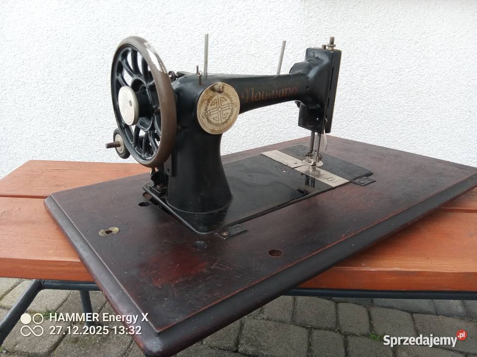 Stara maszyna do szycia Naumann Gorlitz Dobrzeń Wielki