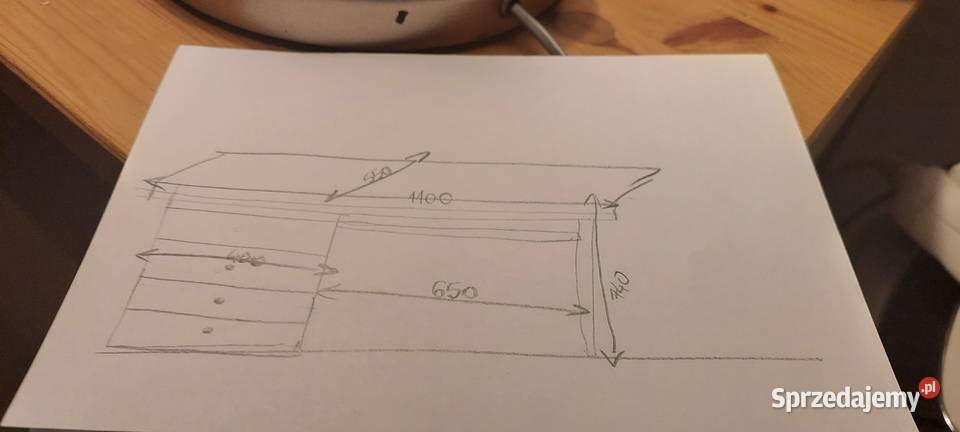 IKEA komplet drewnianych mebli Piastów