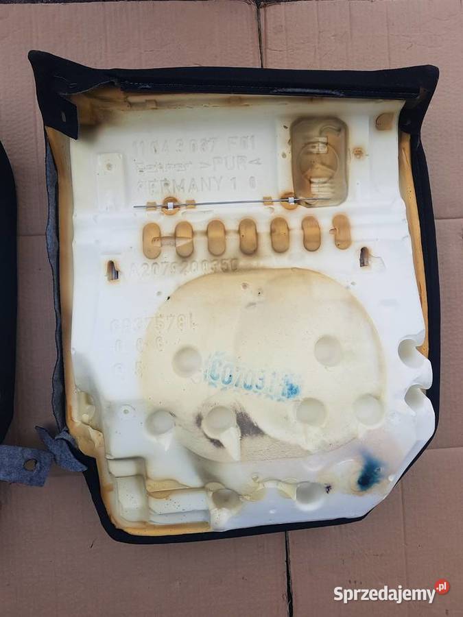 poszycia siedzeń kanapa tył Mercedes E207 cabrio Gdańsk