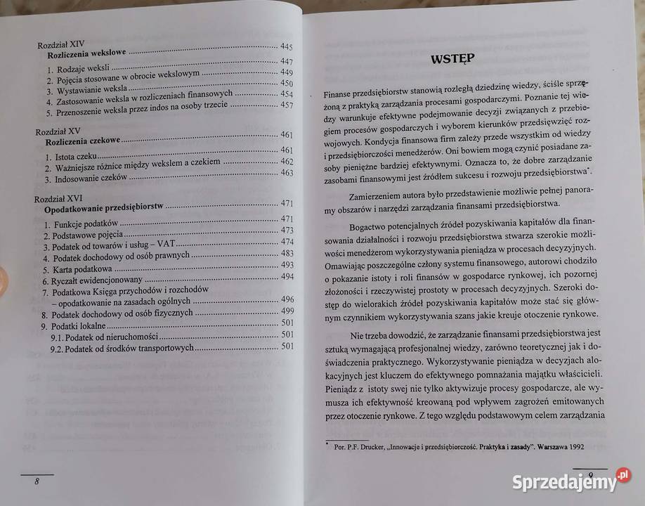 Zarządzanie Finansami Przedsiębiorstwa Jan Śliwa