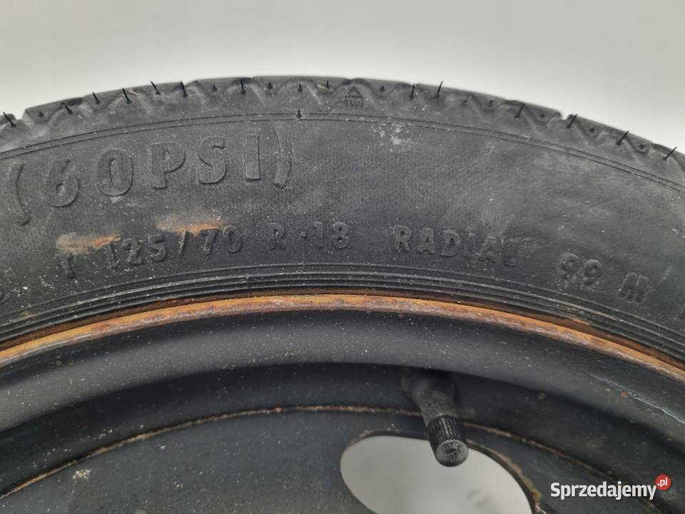 KOŁO DOJAZDOWE ZAPASOWE Audi Seat Vw Golf V