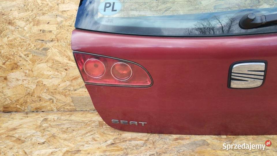 TYLNA KLAPA BAGAŻNIKA TYŁ SZYBA SEAT IBIZA III 3 osobowe Rudziniec