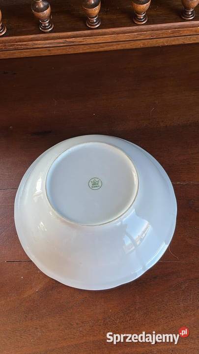 Salaterka z owocami Syg Kahla Biała porcelana z Porcelana i szkło