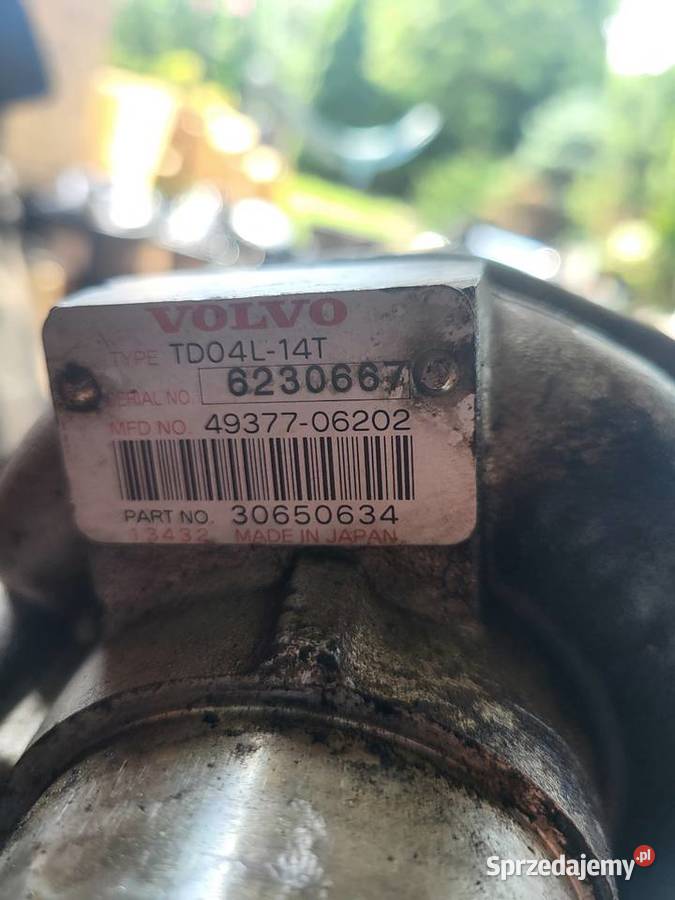 Turbosprężarka VOLVO TD04L14T podkarpackie Mielec
