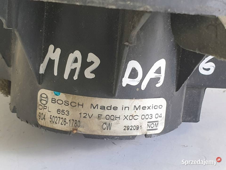 WENTYLATOR DMUCHAWY Mazda 6 I GG nawiewu Dmuchawy lubelskie Rudka